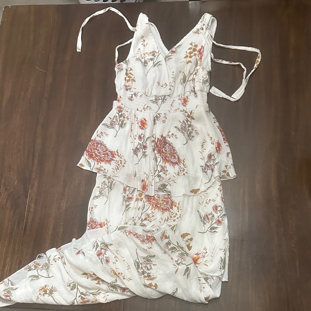 Elegant Floral Maxi Dress